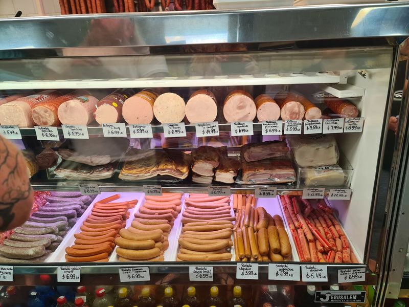 Cold Cuts and Cheeses Up Front