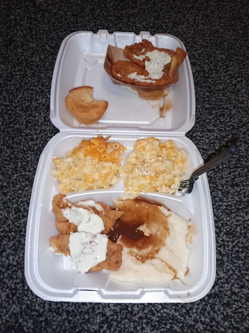 Cornbread, Rolls, and Mac and Cheese