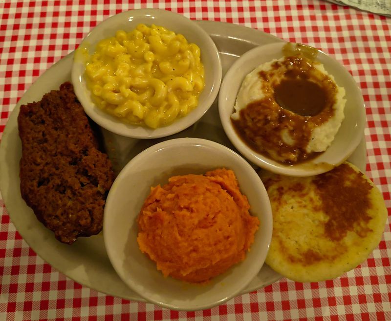 Cornbread and Fried Biscuits