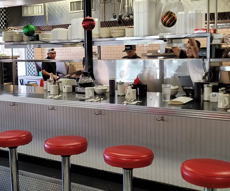 Counter Seats With a View of the Grill Counter Seats With a View of the Grill