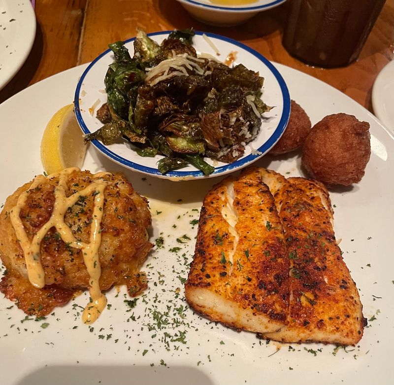 Crab Cakes, Sea Bass, and Other Menu Stars Crab Cakes, Sea Bass, and Other Menu Stars