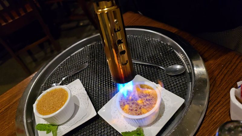 Crème Brûlée and Coffee Theater Crème Brûlée and Coffee Theater