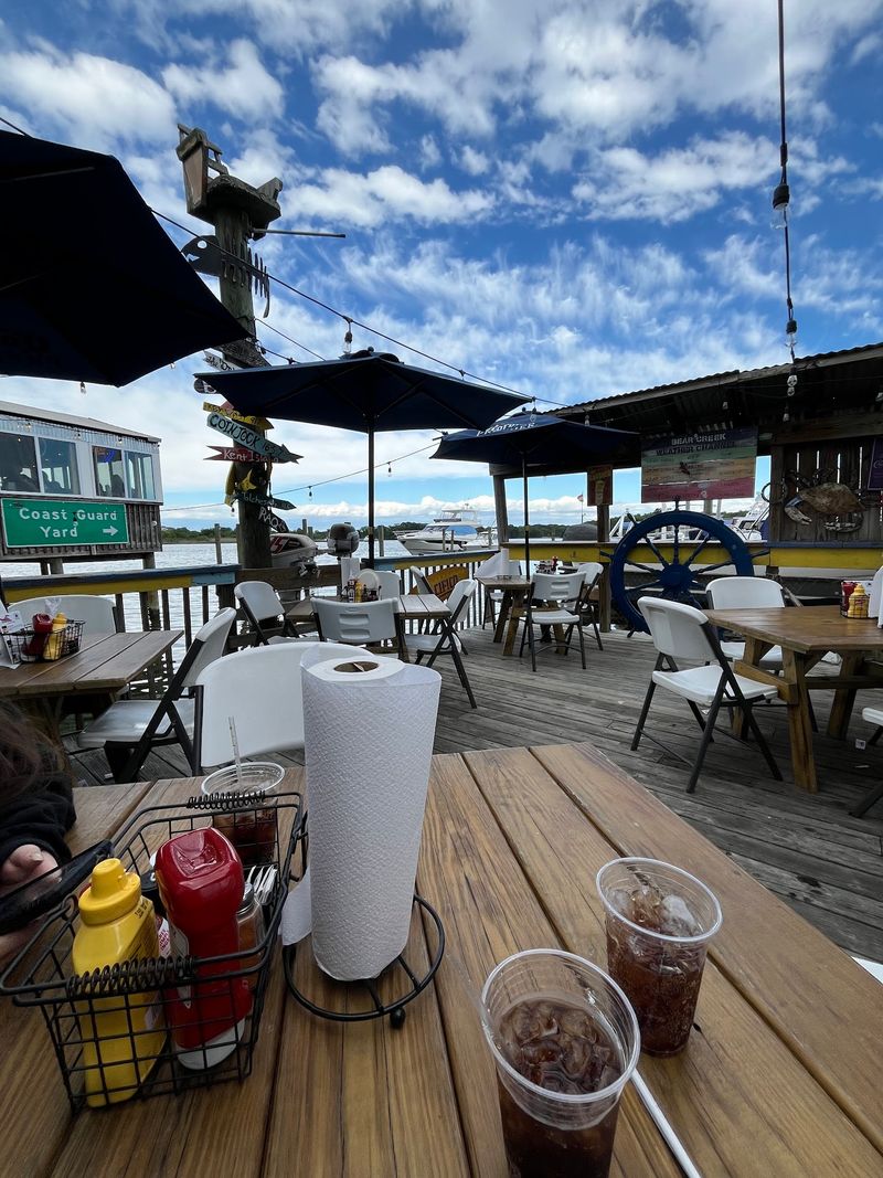 Deck Seats, a Tiki Perch, and Pup Cups Deck Seats, a Tiki Perch, and Pup Cups