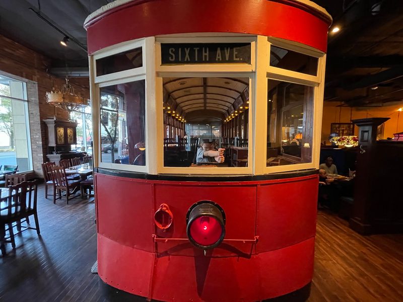 Dinner Aboard the Trolley Car Dinner Aboard the Trolley Car