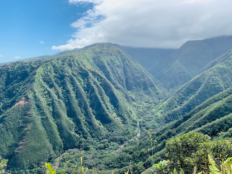 Distant Waterfalls And Dramatic Valley Drops Distant Waterfalls And Dramatic Valley Drops
