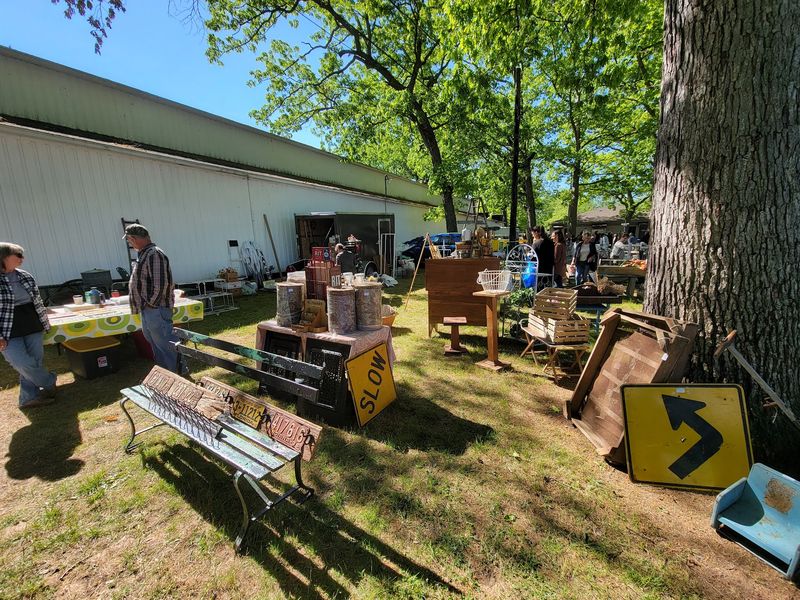 Fair Food and Benches for Breaks