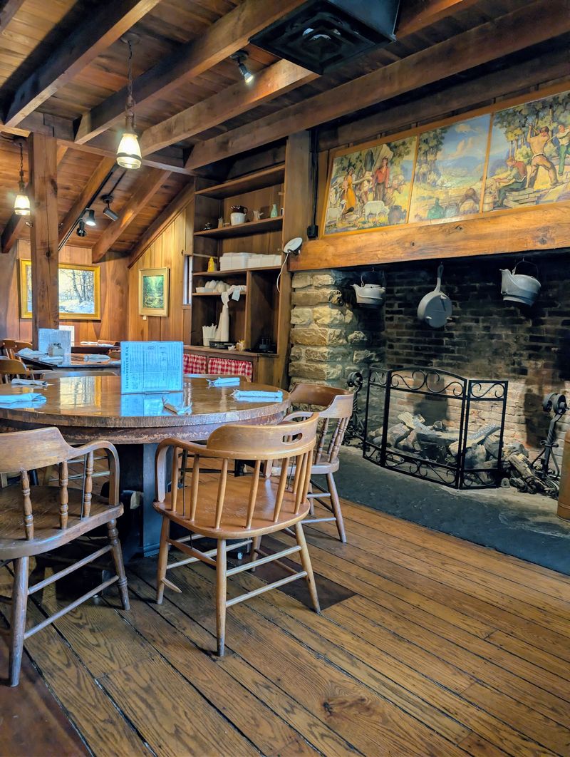 Fireside Seats and Checkered Tables