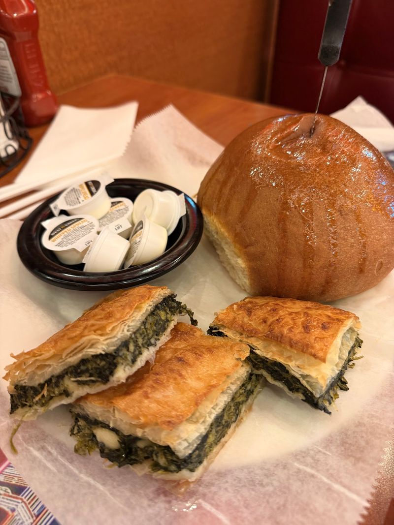 Free Bread and Spinach Pie Before Every Meal