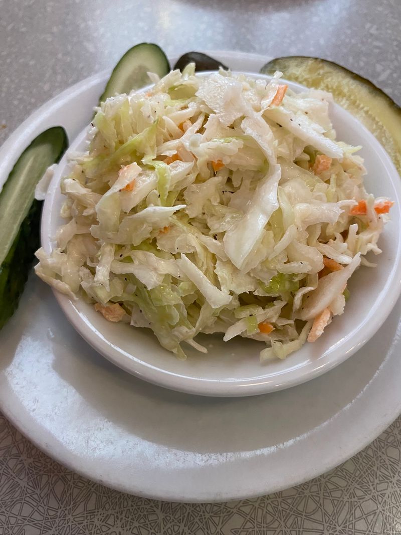 Free Pickles and a Bowl of Slaw