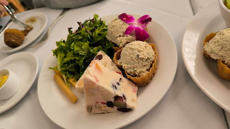 Frozen Fruit Salad, Cheese Straws, and the Silk Swan