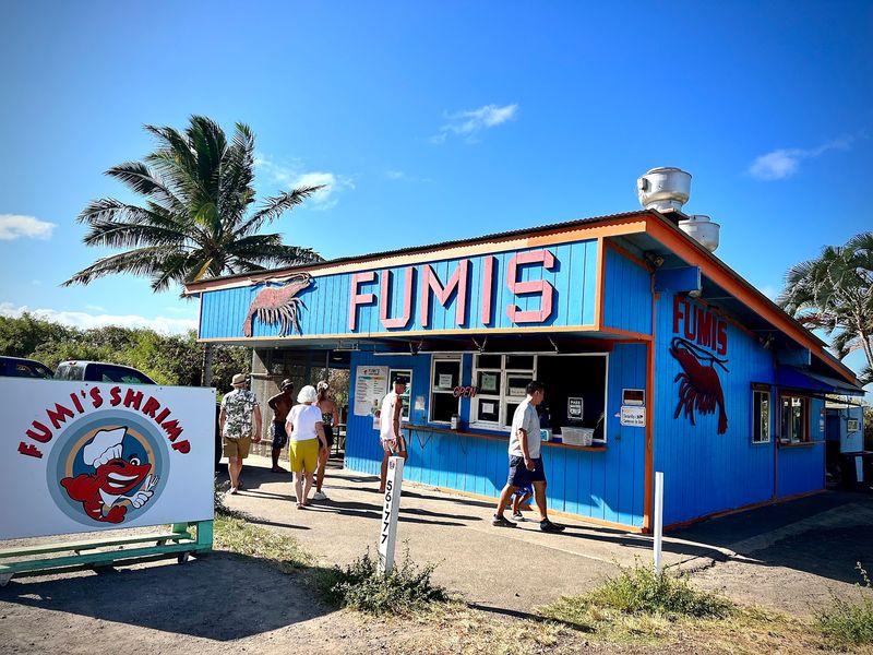 Fumi's Kahuku Shrimp, Kahuku, Oahu
