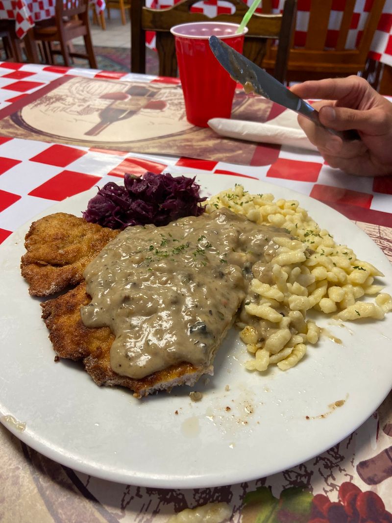 German Comfort on the Side: Schnitzel and Spaetzle