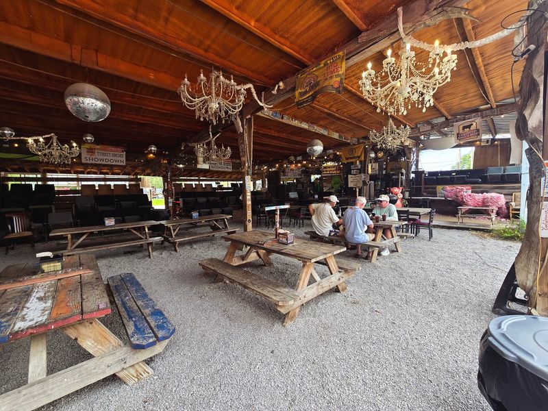 Gravel Floors And String Lights