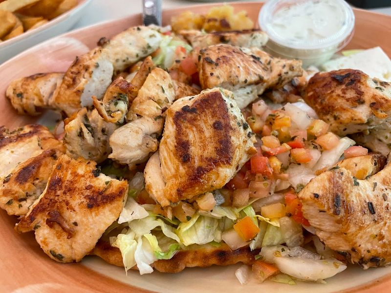 Greek Flavors on a Diner Plate Greek Flavors on a Diner Plate