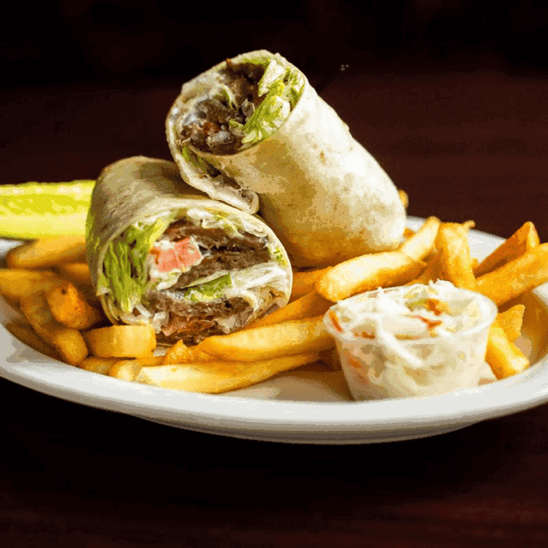Greek Specialties on a Diner Menu