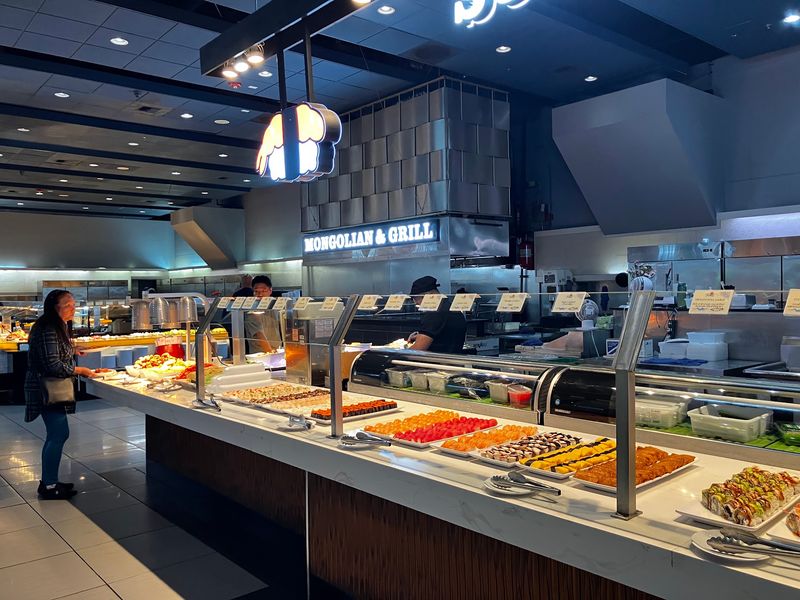 Grill Stations and Noodle Bowls
