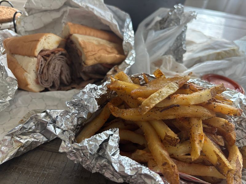 Hand-Cut Fries and a Whole Pickle Hand-Cut Fries and a Whole Pickle