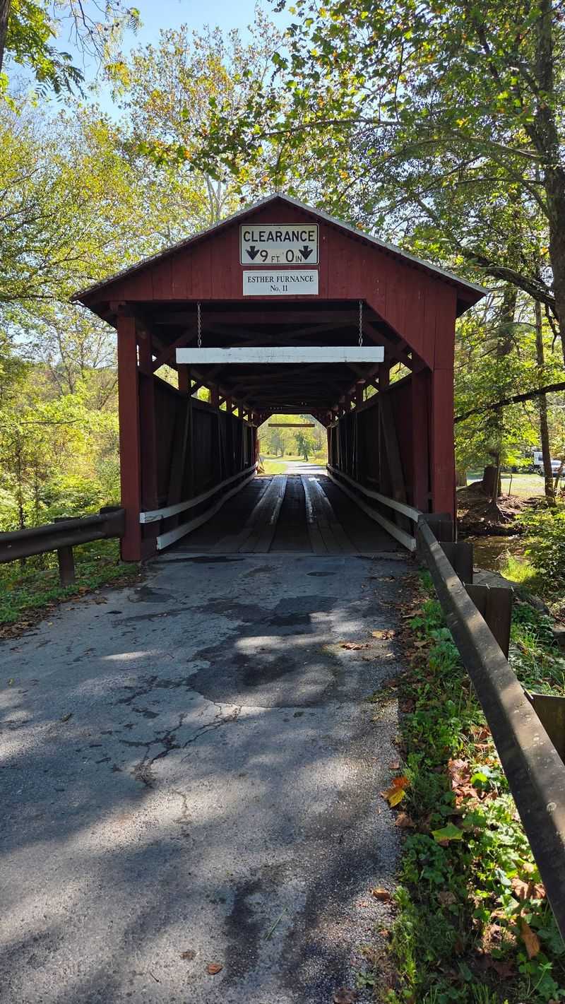 Historic Esther Furnace Covered Bridge, Catawissa, PA