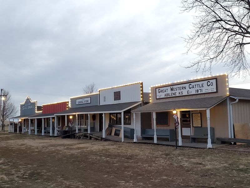 Historic main-street parlor, Abilene, Kansas