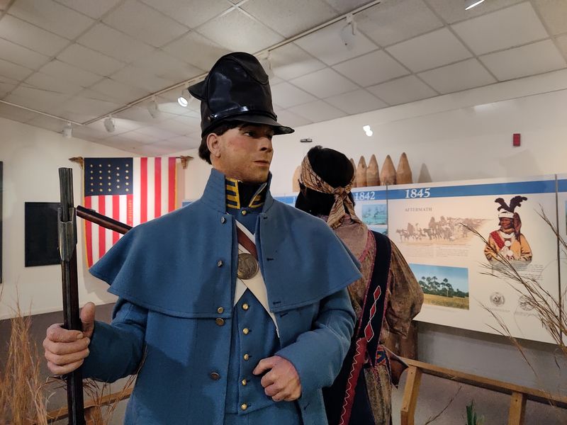 Inside the Air-Conditioned Visitor Center