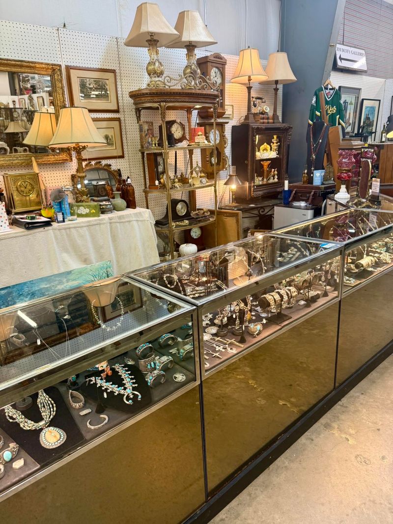 Jewelry, Knives, Rugs, and Brass