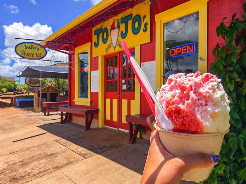 JoJo's Shave Ice, Waimea, Kauai