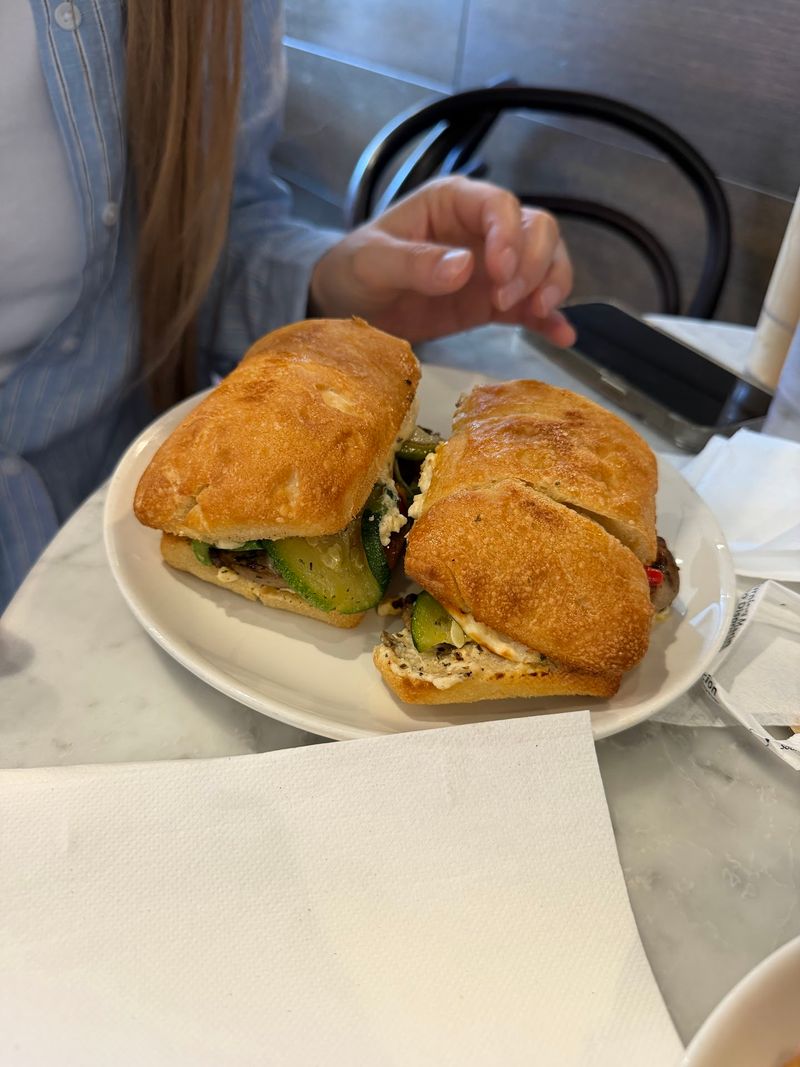 Lunch Hiding Behind the Pastry Case