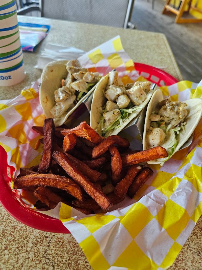 Mahi Mahi on a Tortilla Mahi Mahi on a Tortilla