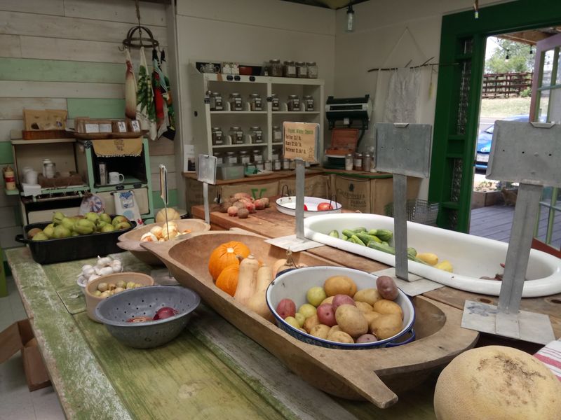 Market Shelves Full of Local Finds
