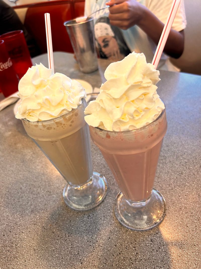 Milkshakes Served the Old-Fashioned Way