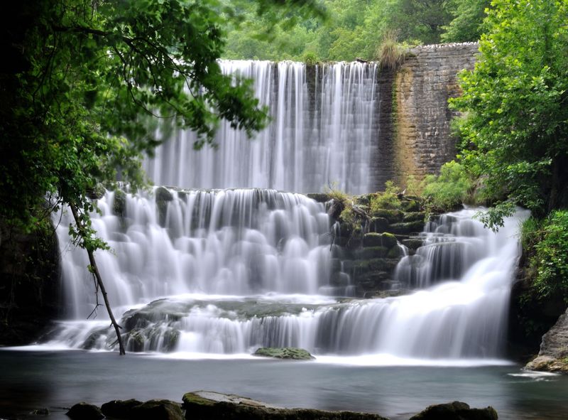 Mirror Lake Waterfall, Fifty-Six, AR