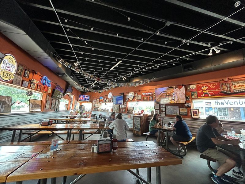 Old-School Rooms and a Patio Out Front