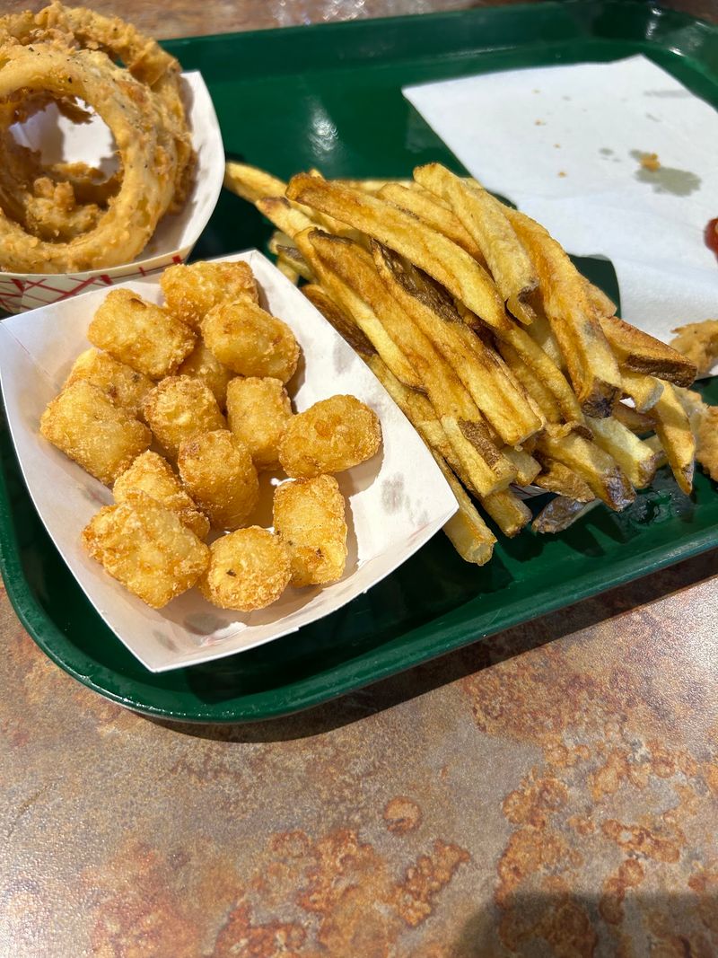 Onion Rings and a Basket of Fried Favorites Onion Rings and a Basket of Fried Favorites