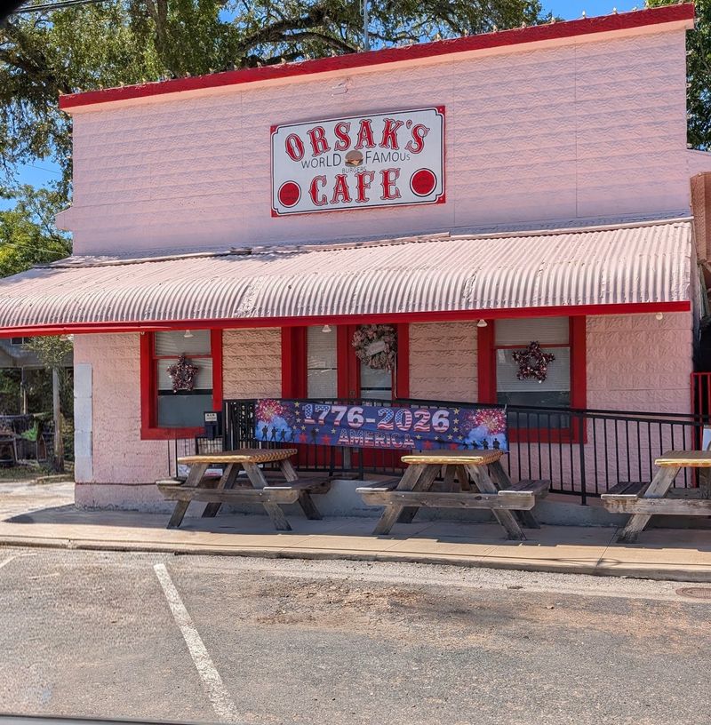 Orsak's Cafe, Fayetteville, TX