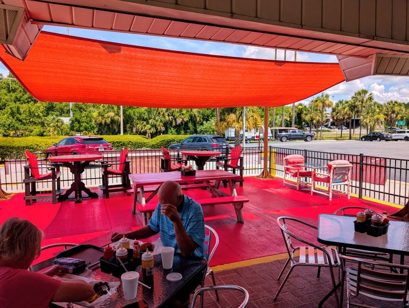 Outdoor Tables With a Wild West Vibe