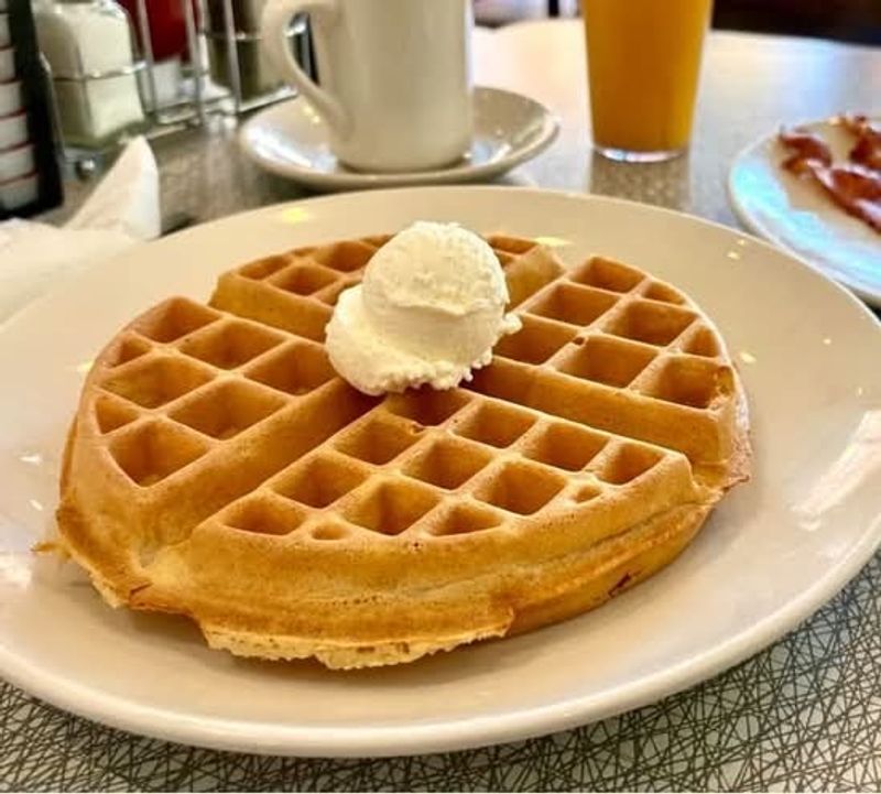 Pancakes, Waffles, and Cinnamon French Toast
