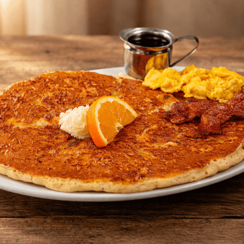 Pancakes the Size of a Steering Wheel
