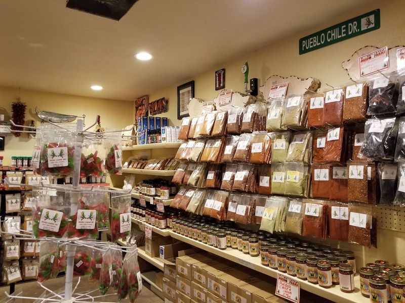 Pantry Goods and a Busy Food Stand