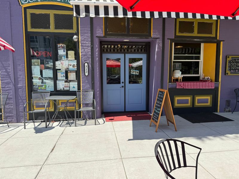 Patio Seats and a Walk-Up Window