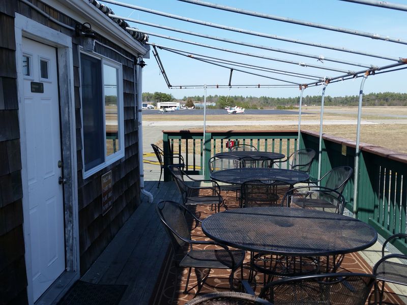 Patio Tables Under Open Skies