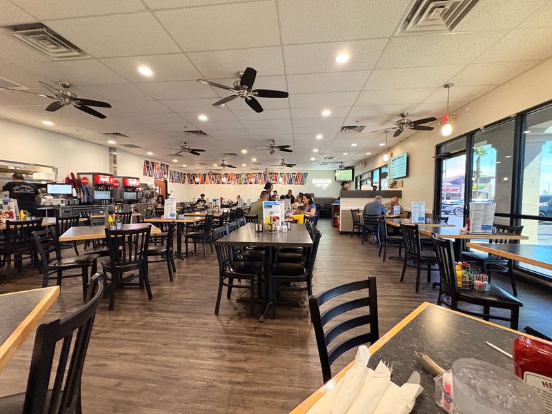 Pennants, Game Day Screens, and Diner Charm