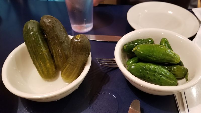 Pickles and Slaw on the House