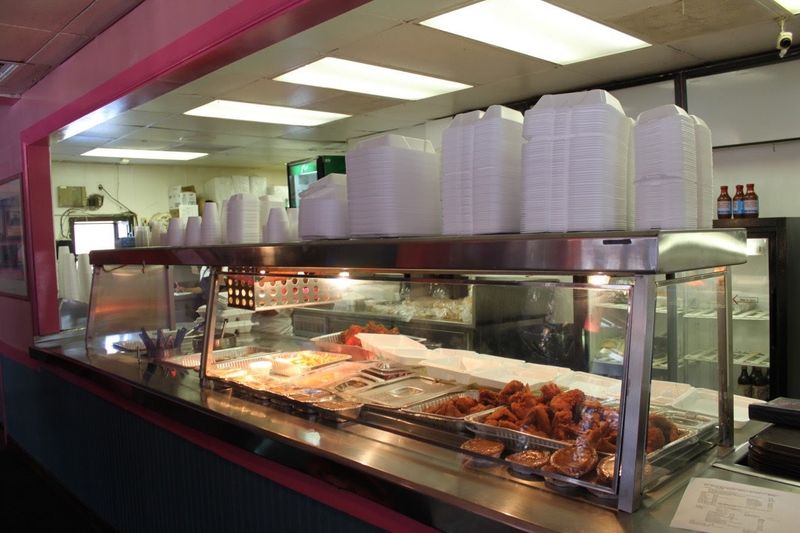 Pink Walls and a Cafeteria Setup