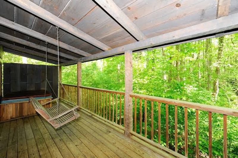 Porches, Swings, and Private Hot Tubs Porches, Swings, and Private Hot Tubs