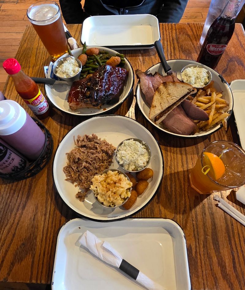 Pork, Ribs, and Smoked Chicken