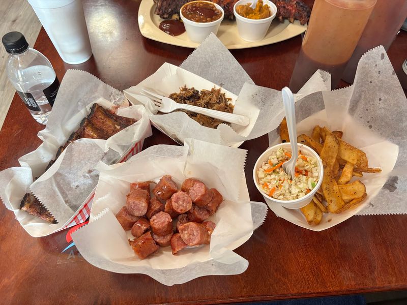 Pulled Pork and Smoked Sausage