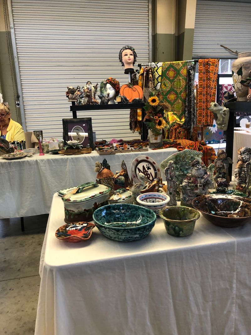 Quilts, Pottery, and Cypress Furniture Quilts, Pottery, and Cypress Furniture