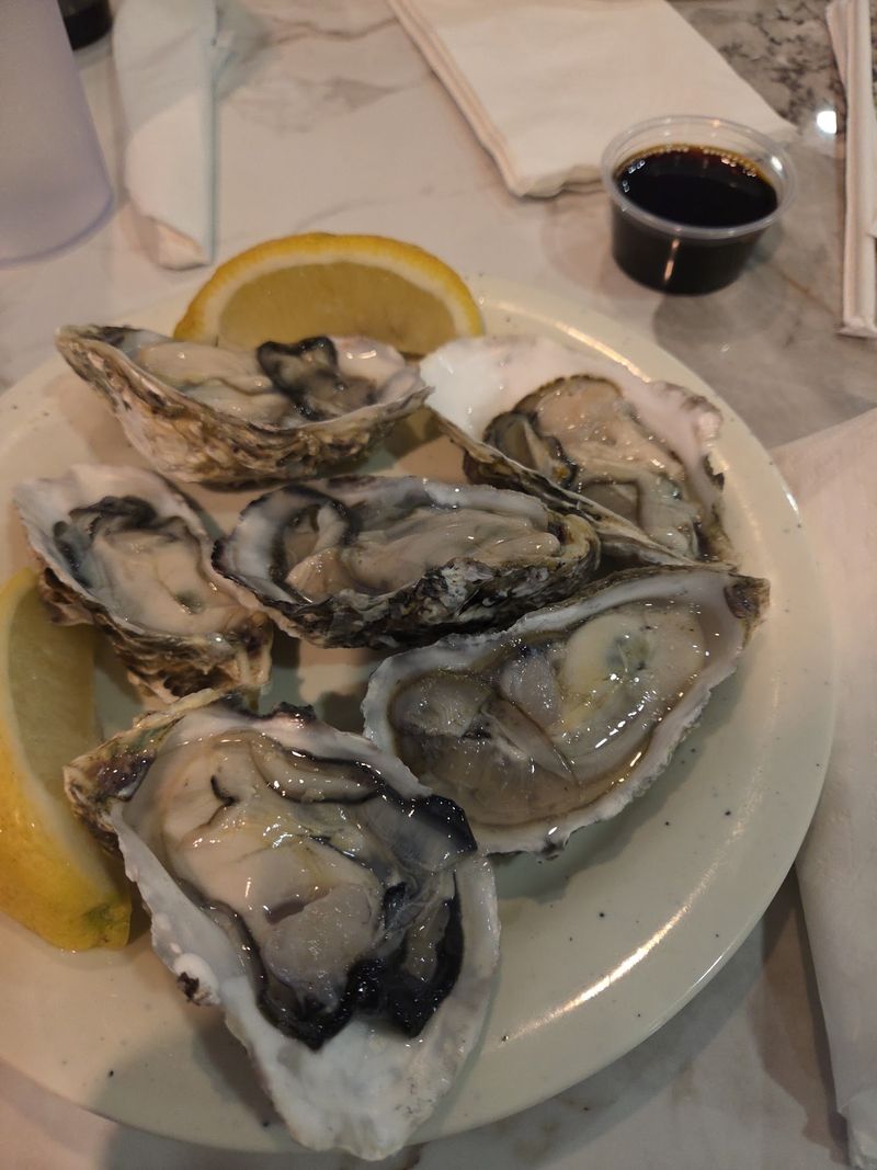 Raw Oysters and Other Shellfish