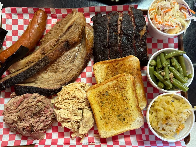 Ribs, Pork, Chicken and Sausage