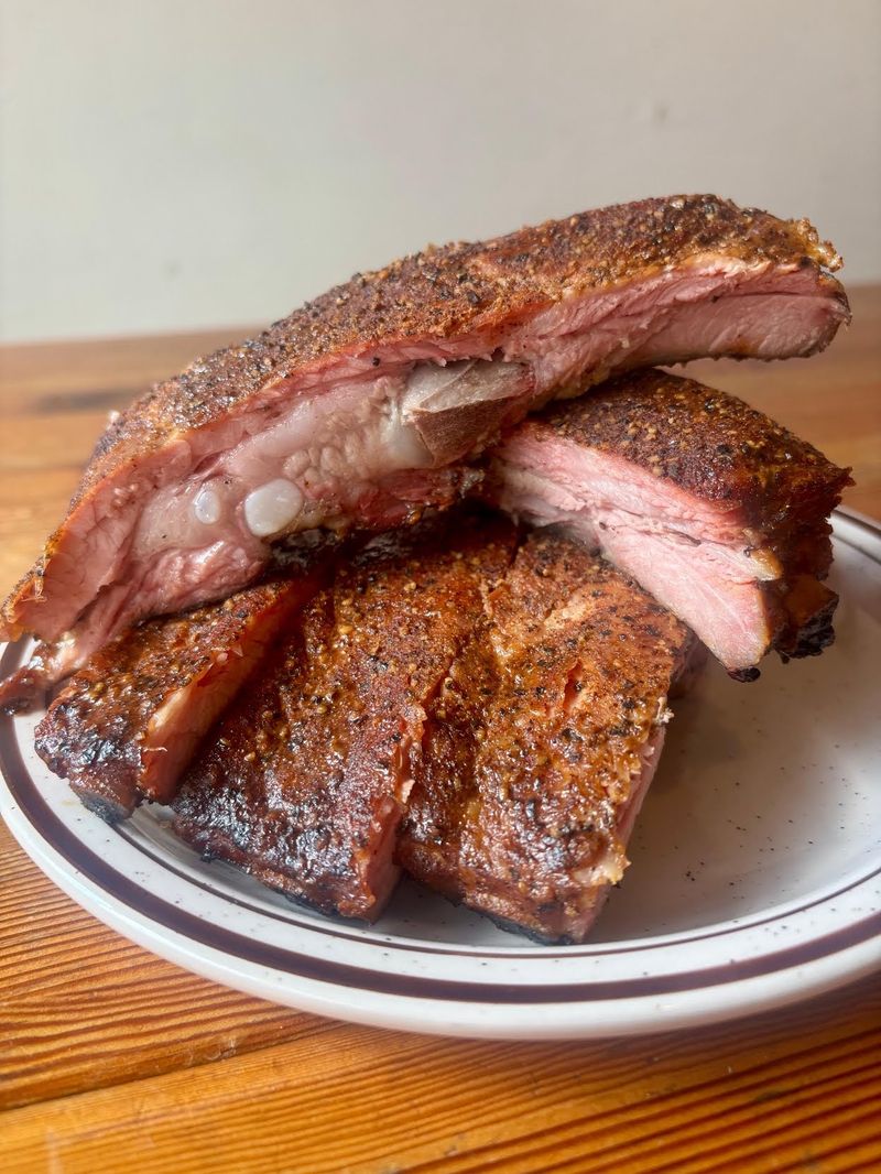 Ribs With a Lone Star Rub